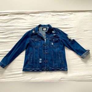 Ripped Denim Jacket